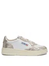 Autry Women's Medalist Low Platform Sneakers In Wht/platinum