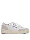Autry Medalist Low-top Mixed Leather Sneakers