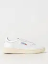 Autry White Low-top Sneakers With Iconic Branding In White
