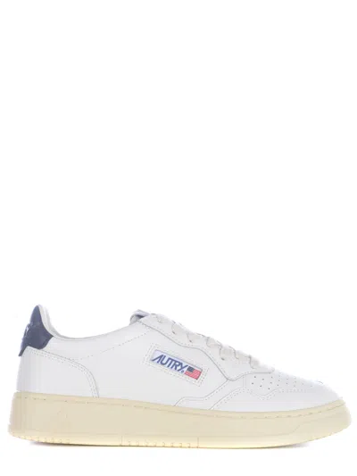 Autry Dallas Leather Sneakers In White