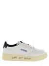 Autry Sneakers  "medalist Low" In Bianco Nero