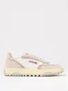 Autry Sneakers Wildpace Low In Mesh E Suede In Beige