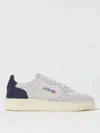 Autry Low-top Sneakers With Suede And Leather Accents In Beige