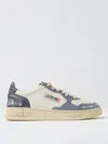 Autry Medalist Super Vintage Leather Sneakers In Beige