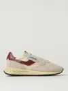 Autry Low Suede Net Sneakers With Contrast Panel