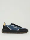 Autry Wildpace Low Nylon Ripstop And Leather Dark Blue And Black Sneakers In Black