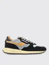 Autry Low Sneaker With Contrast Stitching And Mesh Panels In Schwarz