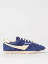 Autry Suede And Leather High Top Sneakers In Blue