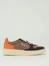 Autry Suede Leather Low Top Sneakers In Brown