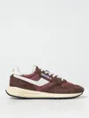 Autry Reelwind Low Leather-trimmed Suede And Shell Sneakers In Braun