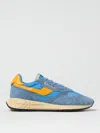 Autry Reelwind Nylon And Suede Low-profile Sneakers In Blue
