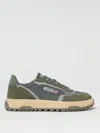 Autry Wildpace Nubuck And Rubber-trimmed Suede And Mesh Sneakers In Green