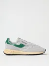 Autry Reelwind Super Vintage Grey Sneakers With Logo Patch On The Tongue And Contrasting Heel In Fabric An In Gray