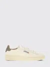 Autry Grey Suede Leather Sneakers In White