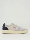 Autry Low-top Sneakers With Suede And Leather Accents In Gray