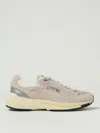 Autry Round Toe Mesh Panels Contrast Sole Sneakers In Neutral