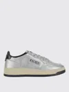 Autry Medalist Lace-up Sneakers In Silver