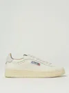 Autry Low-top Leather Sneakers With Perforated Upper In White