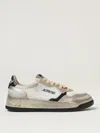 Autry Super Vintage Medalist Sneakers In White