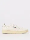 Autry White Leather Medalist Sneakers In Animal Print