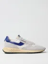 Autry 'reelwind Super Vintage' Grey Sneakers With Logo Patch On The Tongue And Contrasting Heel In White