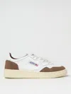 Autry Medalist Low Sneakers In Goatskin And Suede In Multi
