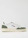 Autry Medalist Low White Leather And Suede Bottle Sneakers In Multi