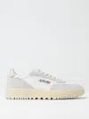 Autry Wildpace Low Sneakers In White Mesh And Suede In White