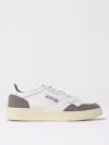 Autry Low Sneaker With Contrast Panels And Perforated Toe