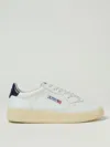 Autry Medalist Sneakers In White And Blue Leather In White