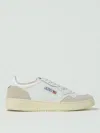 Autry Medalist Low Leather Suede Sneakers In White