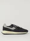 Autry Panelled Suede Sneakers In White