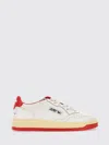 Autry X Maison Kitsune Medalist Low Top Sneakers In White
