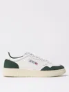 Autry Medalist Low White Leather And Suede Bottle Sneakers In White