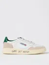 Autry Medalist Leather And Suede Sneakers In Weiss
