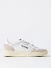 Autry 'medalist' Beige Low Top Sneakers With Beige Suede Details In Weiss
