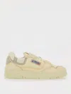 Autry Low-top Sneakers With Personalized Clutch Bag In Beige