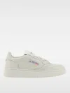 Autry White Leather Medalist Sneakers In Beige
