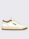 Autry Perforated Platform Leather Sneakers In White