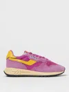 Autry 'reelwind' Violet Low Top Sneakers With Logo Patch On Tongue And Side In Pink