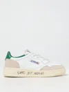 Autry Medalist Low Leather And Suede Sneakers In Grün