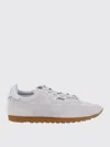 Autry Windspin Low Suede Sneakers With Ultra-flat Sole In Ice