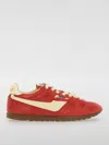Autry 'windspin Low' Pink Sneaker With Logo On The Side And On The Heel In Red
