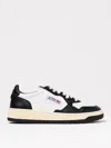 Autry Classic White Sneakers With Leather Detailing In White