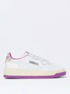 Autry White Medalist Trainers In Purple
