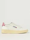 Autry Medalist Low Sneakers In White And Polignac Leather Shoes In White