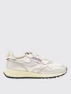 Autry White And Gold Leather Reelwind Sneakers In Multi