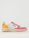 Autry Women's Medalist Super Vintage Low Sneakers In Marigold In White