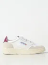 Autry 'medalist' White Low Top Sneakers With Logo Patch On Tongue And Side In White