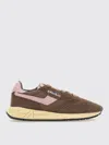 Autry Retro-inspired Brown Suede Sneakers With Chunky Sole In Brown